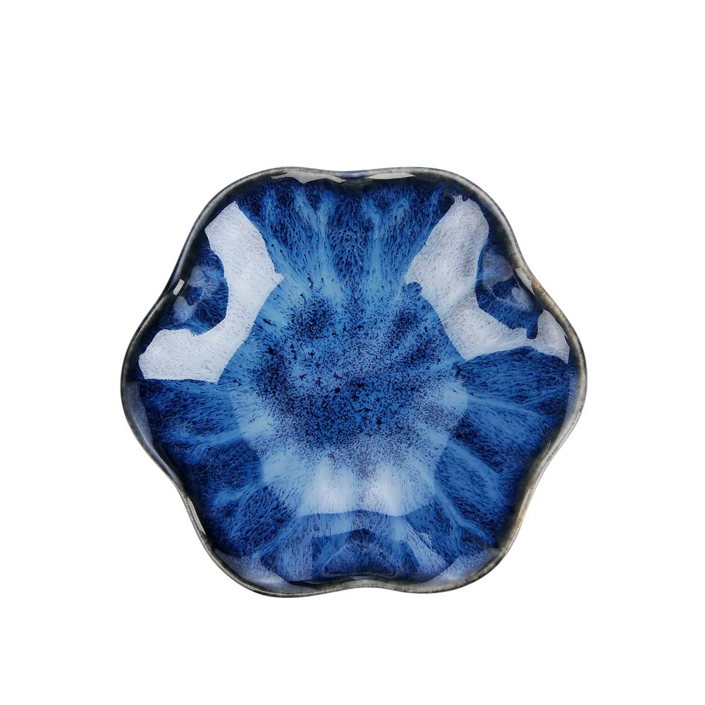 Lotus Leaf Shape Decorative Ring Tray, Small Key Bowl, Ceramic Trinket Tray Jewelry Dish Organizing Necklace Earrings, Home Decoration for Mom Best Friend Sister, Light Green.